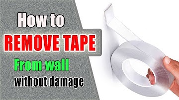 How to Remove Double-Sided Tape from Walls | No Damage, Cleanwall Hack | Home Improvement
