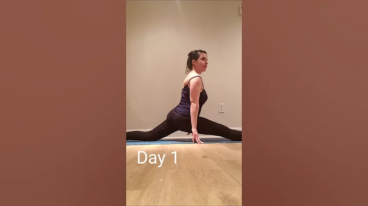 30 Day Splits Challenge #unstoppable #challenge #splits #flexibility #day1