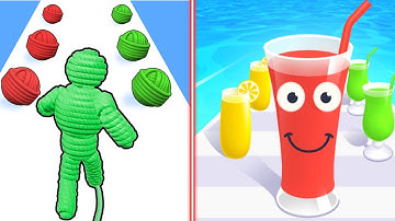 Rope Man vs Juice Run Gameplay video #gaming #gameplay