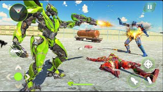ultimate robot car transformation Ios gameplay screenshot 1