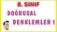 Doğrusal Denklemler ve İfadeler ile ilgili video