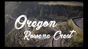 Rowena Crest Viewpoint DRONE Footage OREGON
