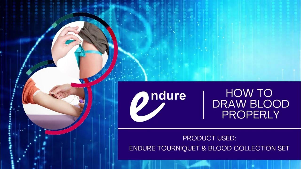 How To Draw Blood Properly Endure Tourniquet & Blood Collection Sets