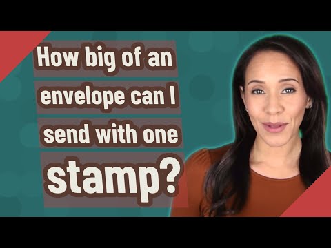 فيديو: هل يمكنك إرسال مظروف مانيلا بالبريد مع الطوابع؟