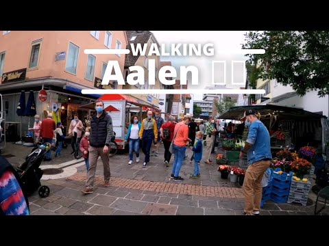 [4K] Aalen Germany City Walk in 2021