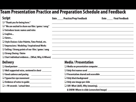 presentation form definition