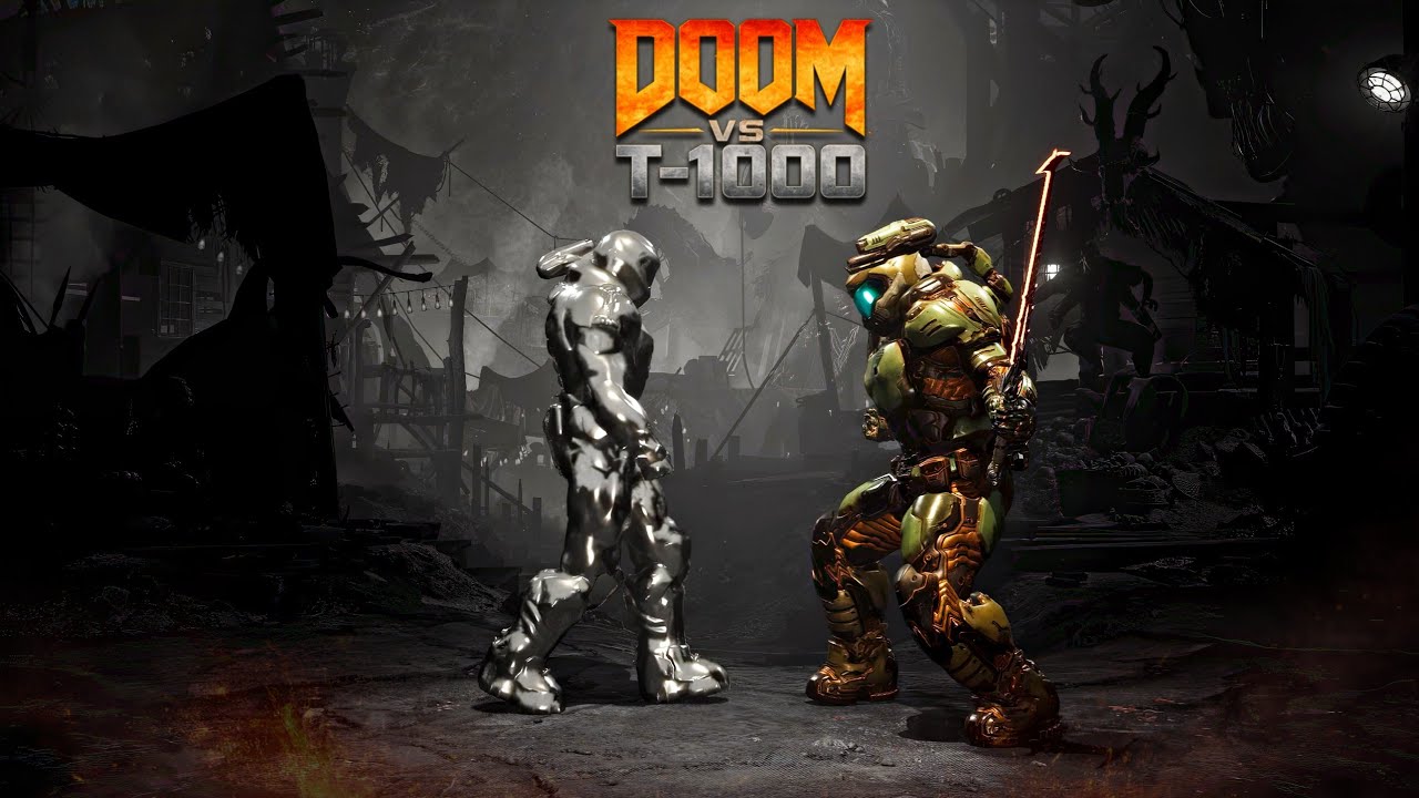 [MK1] T1000 против Палача Рока, но точно