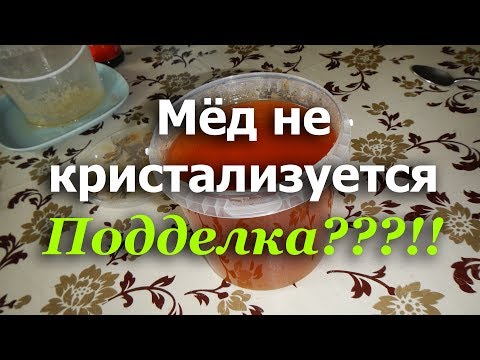 🐝 Мёд не кристаллизуется? Можно ли так выявить подделку?