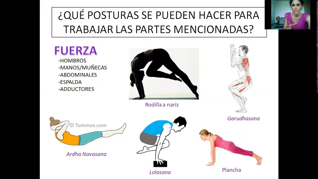 Postura del cuervo yoga