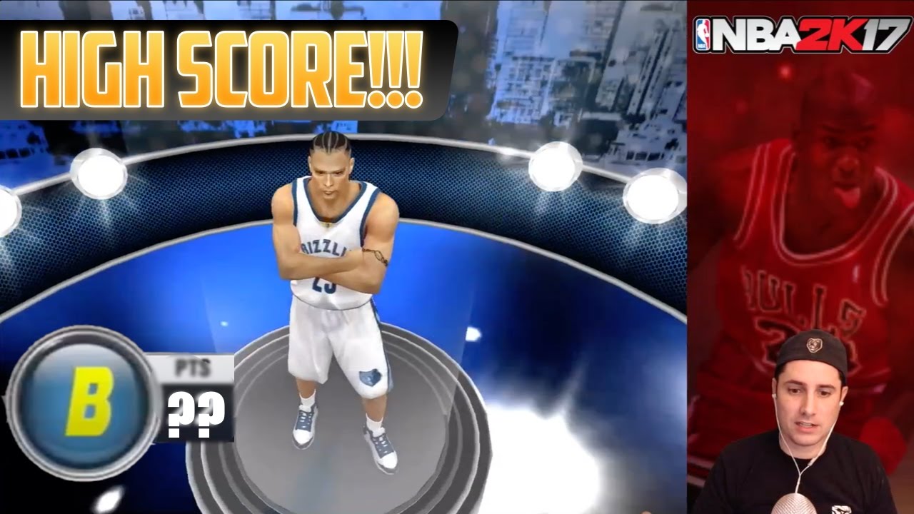 NBA 2K17 - HIGH SCORE RECORD - iOS & Android App - I'M A ...