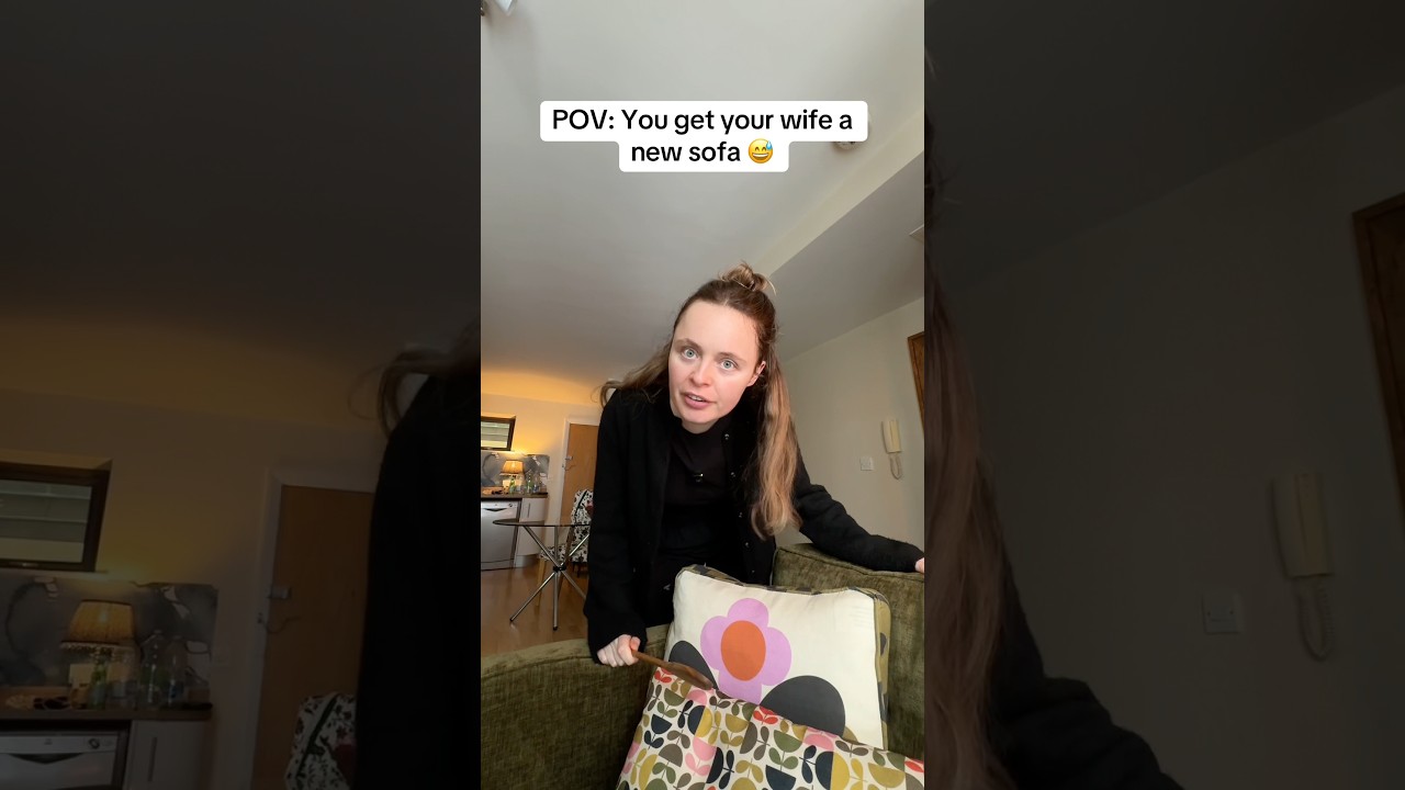 When you buy your wife a new sofa 😅😂