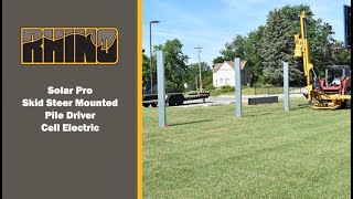 Electrical Contractor Demo – Rhino Solar Pro Post Driver Speeds Up Installation
