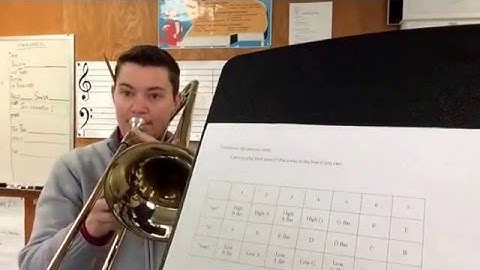 Trombone Lip Exercise Chart