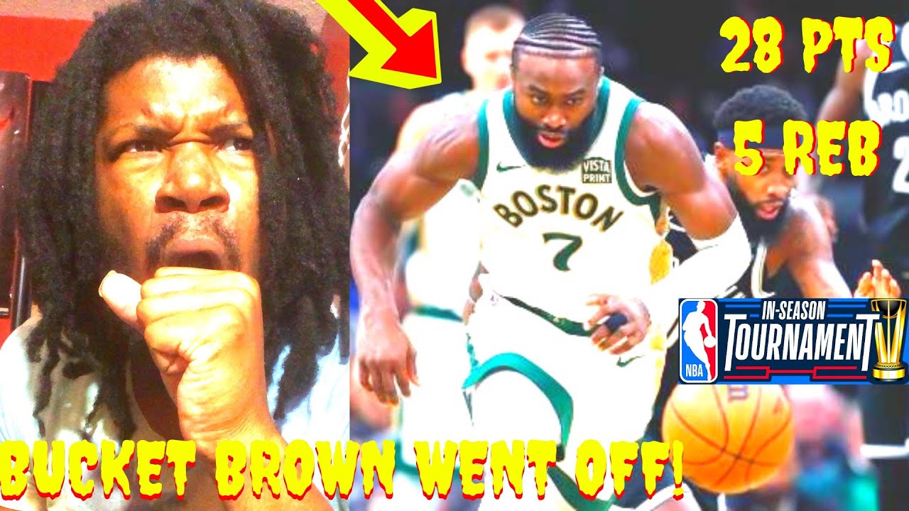 CELTICS VS NETS REACTION 2023 IN SEASON TOURNAMENT CELTICS VS NETS