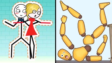 KICK & BREAK THE RAGDOLL vs THROUGH THE WALL, Satisfying Android Gameplay, For you Videos,Episode 9.