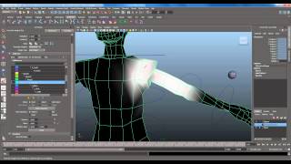 Basic Character Rigging Part 3 / 3 - Paint Skin Weights Tool, Component Ed and Setting Max Influence
