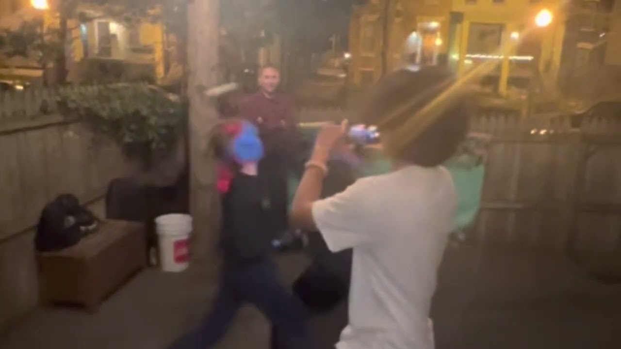 High level boxing exhibition