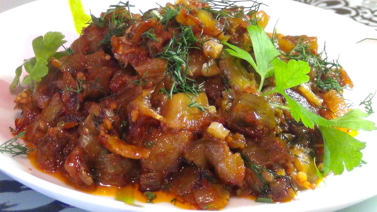 Супер вкусная икра из баклажан - YouTube