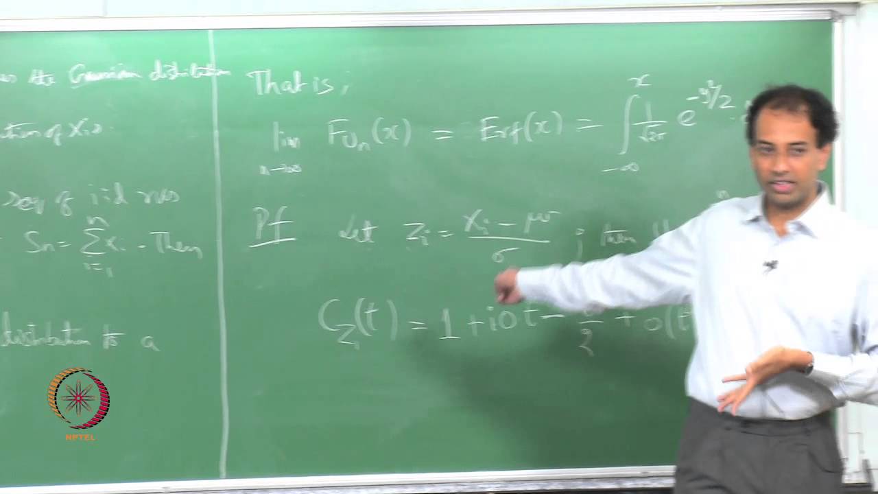 Mod-01 Lec-48 THE CENTRAL LIMIT THEOREM