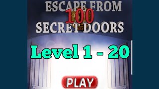 Escape From 100 Secret Doors Level 1 - 20 Walkthrough. screenshot 1