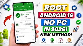 Root Any Android 16 Phone In 2026 | Root Any Phone Without PC