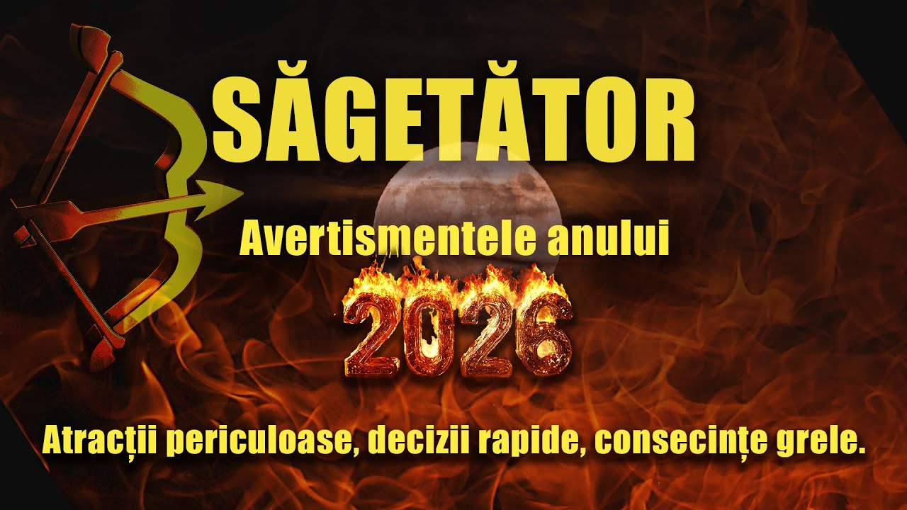 ♐SĂGETĂTOR♐🔥 Avertismentele anului 2026🔥- Fuga este pierdere, adevărul este destin!