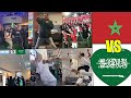 Saudi Arabia VS Morocco Best Funs Reaction In The World.