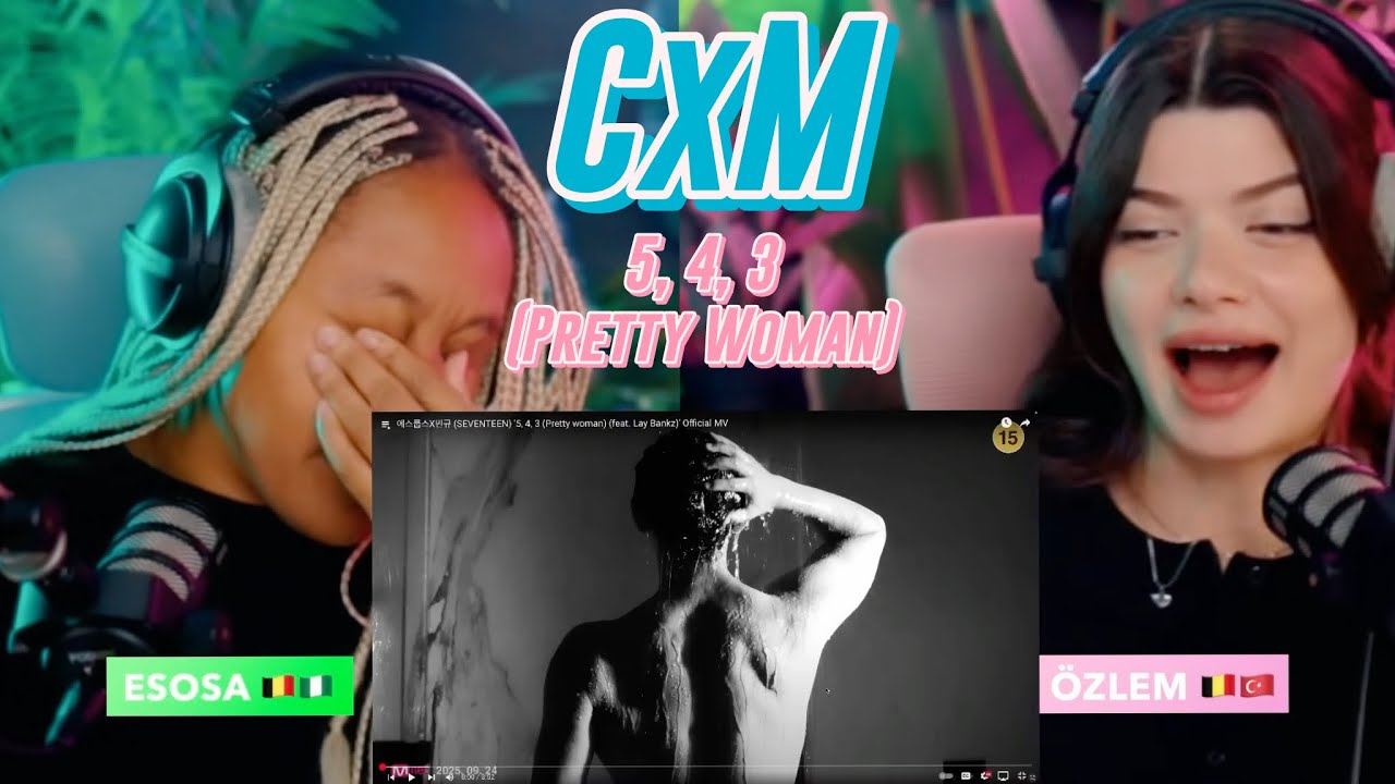 에스쿱스X민규 (SEVENTEEN) '5, 4, 3 (Pretty woman) (feat. Lay Bankz)' MV & highlight medley reaction