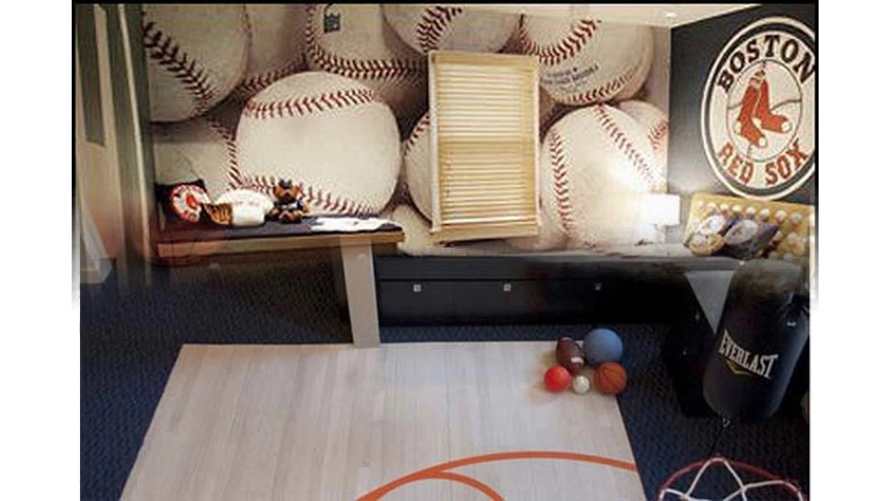 Jungen schlafzimmer ideen sport - YouTube