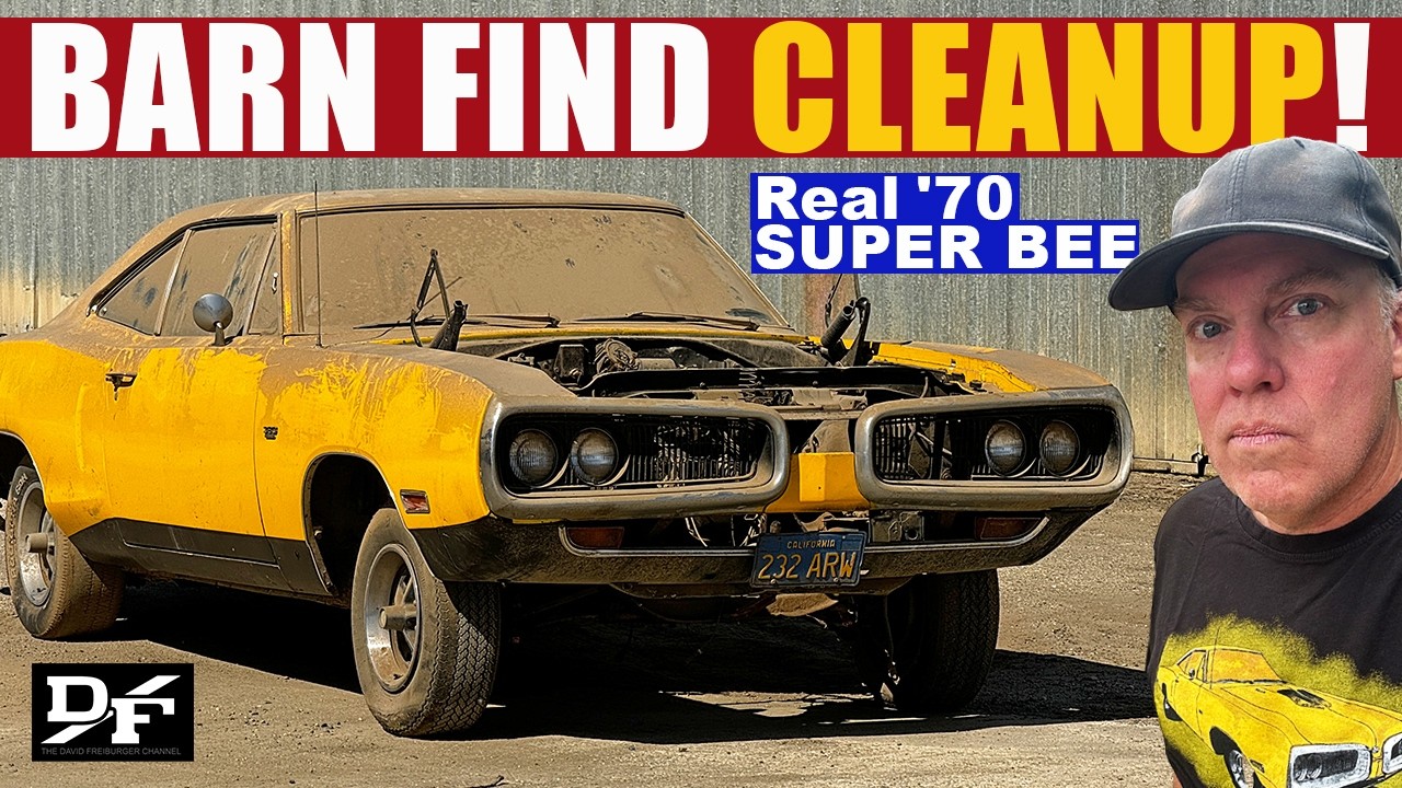 36 YEARS OF FILTH! Cleaning Up My Barn-Find Mopar Muscle Car