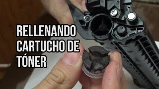 tramo Sano Desmantelar DIY: Rellenar cartucho de Tóner para impresoras Brother. - YouTube