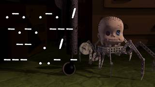 The baby toy in Toy Story communicates in Morse code