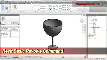 Revit Basic Revolve Command | 3D Glass Tutorial