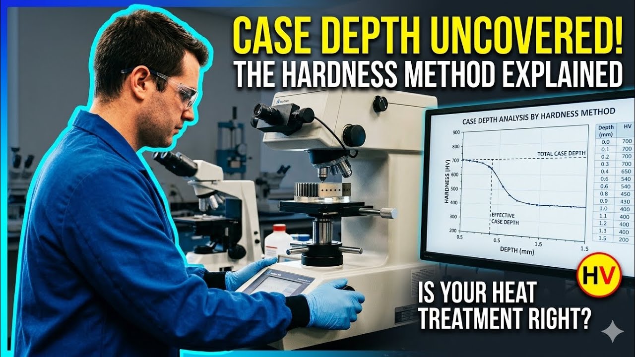 Case Depth Testing Effective Case Depth Analysis (Hardness Method) ll mechanical testing ...