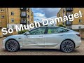 Tesla Model 3 Performance £10k worth of damage 😫