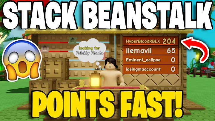 FASTEST METHOD To FARM BEANSTALK POINTS! | Grow a Garden Roblox