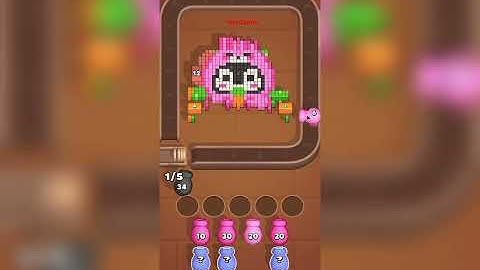 Color Cube Breaker level 33 gameplay walkthrough solution 