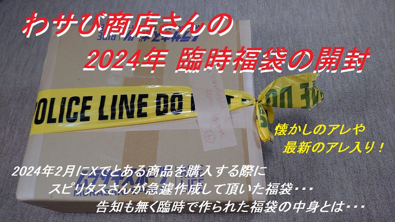 ［ゆっくり］わサび商店さんの2024年 臨時2万円福袋(2024年エアガン福袋)