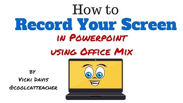 How to Record a Quick Screencast Video in Powerpoint Office Mix