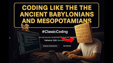 Coding like the ancient Babylonians and Mesopotamians | #ClassicCoding