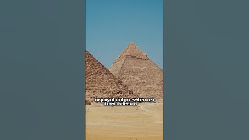 What tools were used to build the pyramids of Giza? #ancientegypt #history #pyramids
