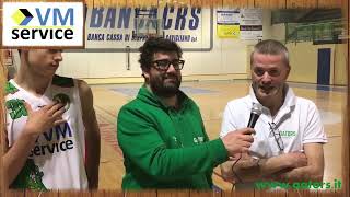 Vm Service Gators - Montalto Dora 62-50 Intervista Post Partita 1 Di Andata Coppa Piemonte