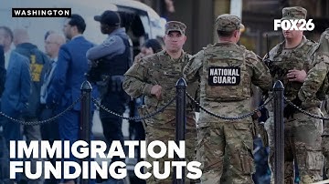 Immigration funding halted after the death of a National Guard member