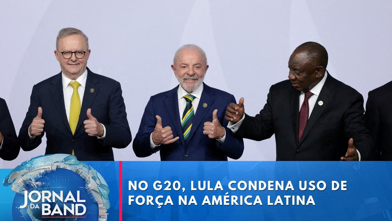 No G20, Lula condena uso de força na América Latina