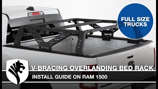 V-BRACING Full Size Truck Overlanding Bed Rack | Install Guide | TYGER AUTO