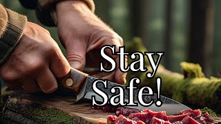Proper Handling a Nessmuk Knife For Deer Butchering