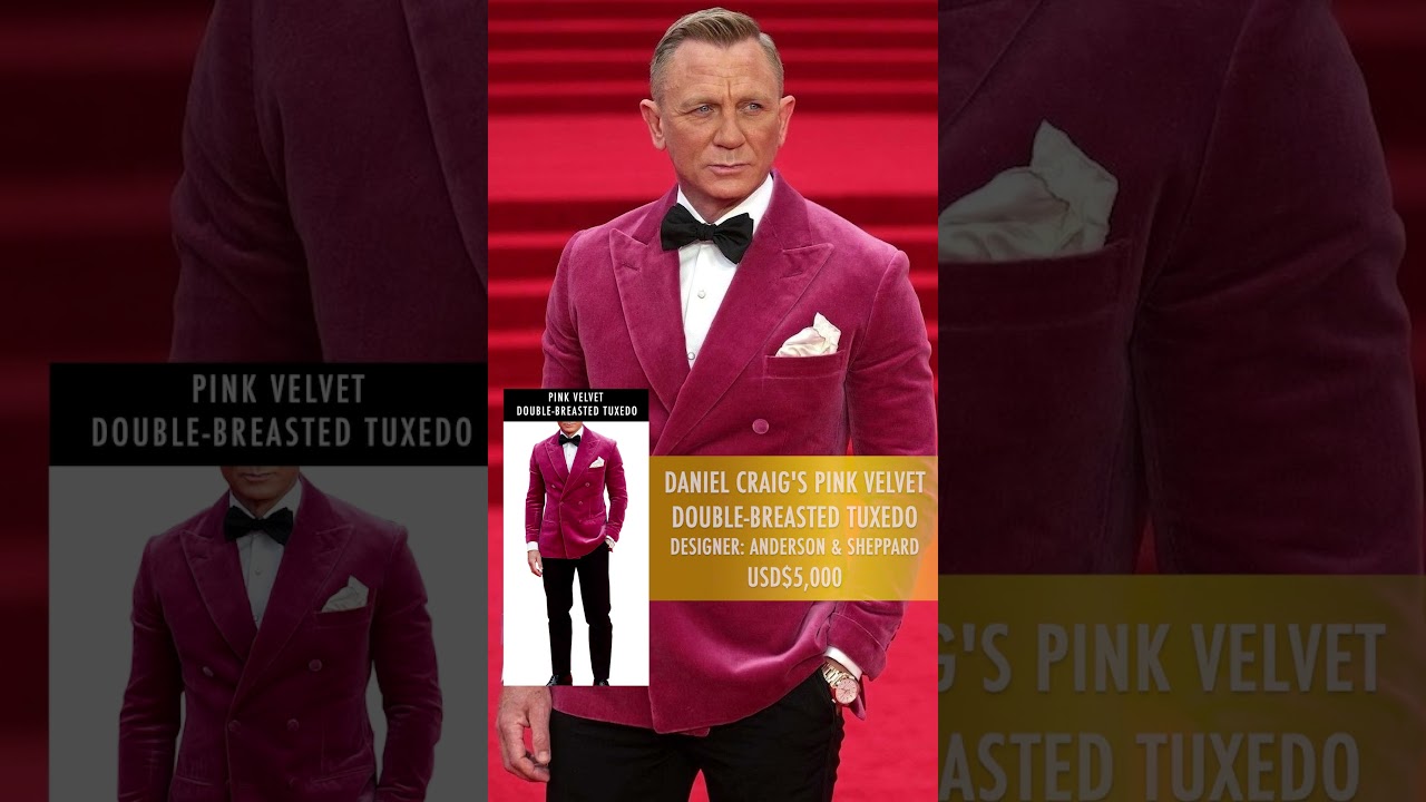 Daniel Craig's Red Carpet Style At No Time to Die Premiere