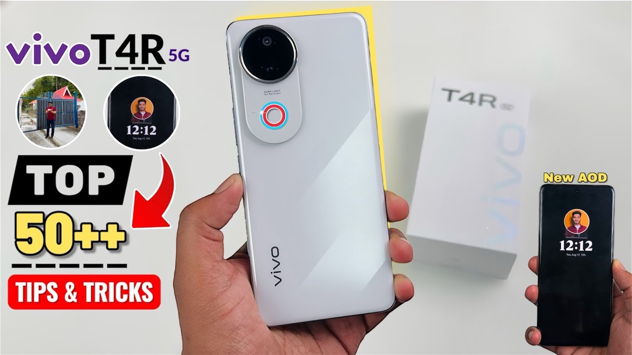Vivo T4R 5G Top 50+++ Hidden Features | Vivo T4R Tips & Tricks | Vivo T4R 5G