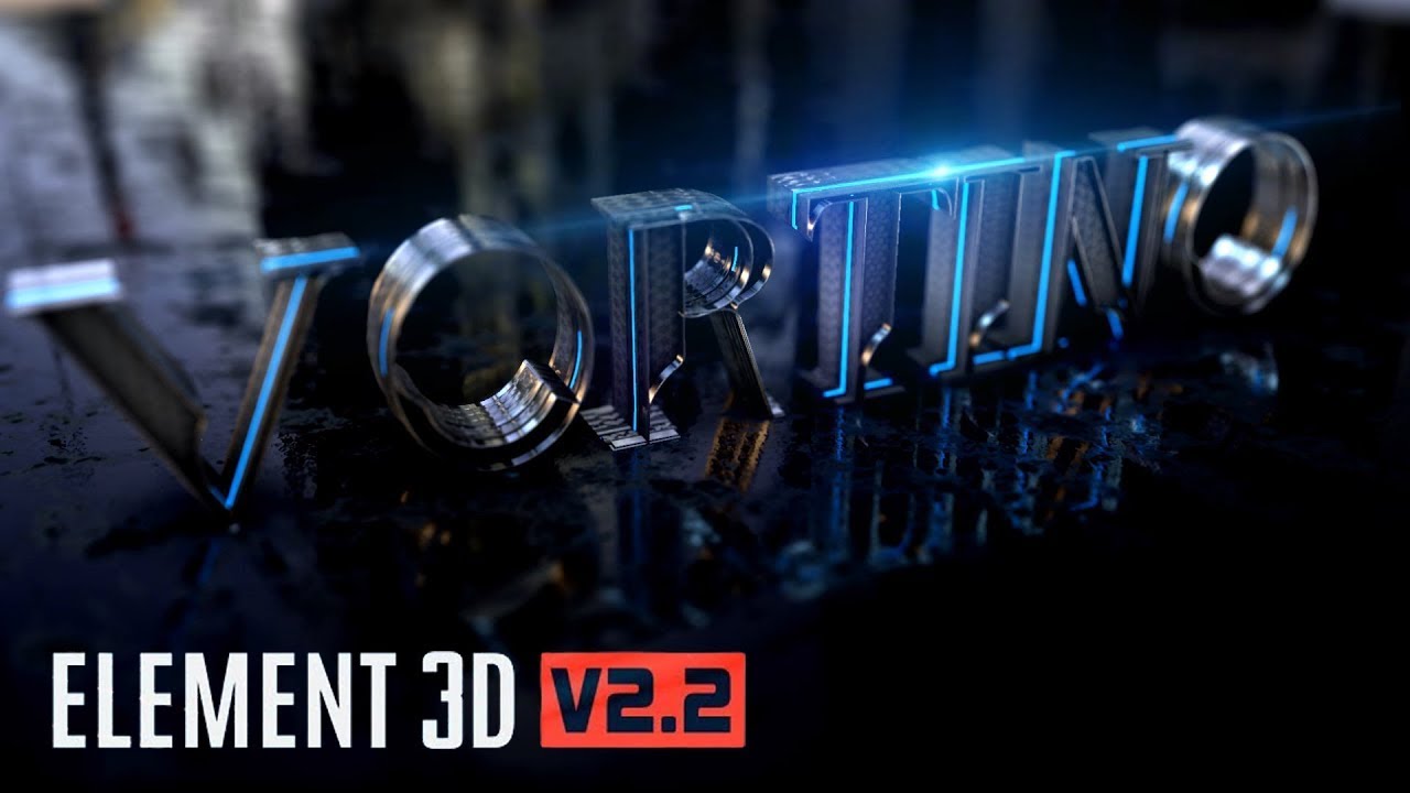 3D Text Intro I After Effects 2020 I Element 3D Tutorial I # ...