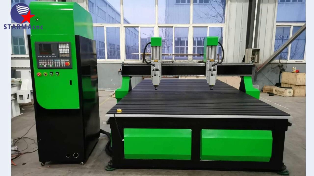 STARMACNC double independent head spindle 2040 cnc router supplier